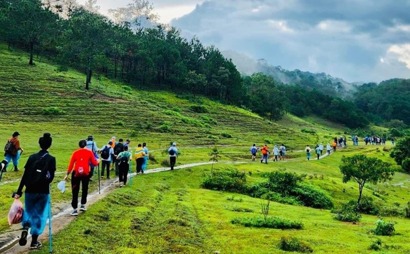Cung đường trekking Tà Năng - Phan Dũng nối liền ba tỉnh Lâm Đồng - Ninh Thuận - Bình Thuận. Ảnh: Duy Tuấn