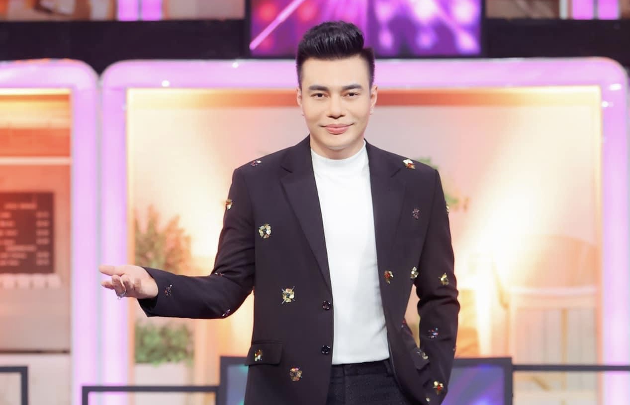 Nam diễn viên Lê Dương Bảo Lâm trong một gameshow. Ảnh: Nhà sản xuất cung cấp