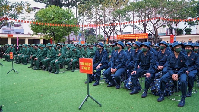 Thực hiện nghĩa vụ quân sự bao gồm phục vụ tại ngũ và phục vụ trong ngạch dự bị của Quân đội nhân dân. Ảnh: Thu Phương 