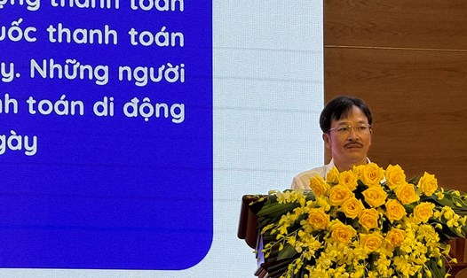 Ông Lương Hải Lưu - Phó Giám đốc phụ trách Ngân hàng Nhà nước Chi nhánh Quảng Bình  Ảnh: Lê Phi Long