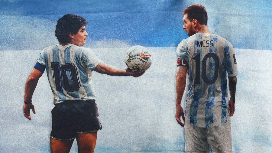 Messi được ví như truyền nhân của Diego Maradona và anh đã không làm cố huyền thoại Argentina thất vọng. Ảnh: beIN Sports