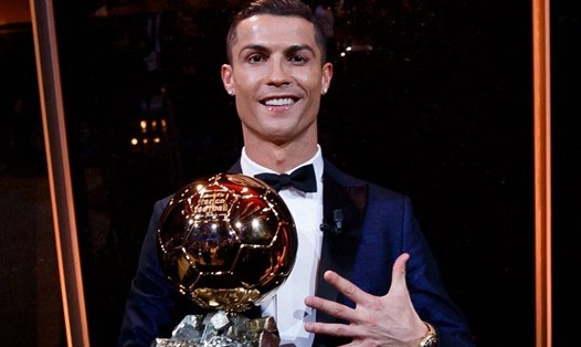 Lần gần nhất Ronaldo giành Quả bóng Vàng đã từ 2017. Ảnh: AFP