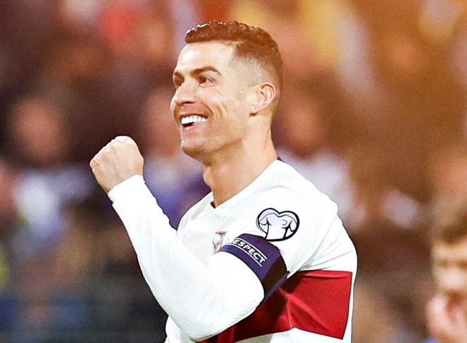 Còn Ronaldo vẫn ghi bàn không biết mệt ở vòng loại EURO 2024. Ảnh: UEFA
