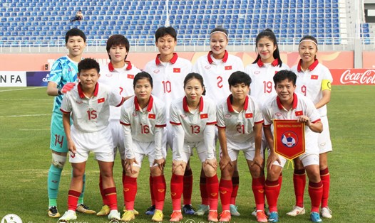 Tuyển nữ Việt Nam sẽ chạm trán tuyển nữ Nhật Bản ở lượt trận cuối vòng loại 2 Olympic Paris 2024. Ảnh: VFF