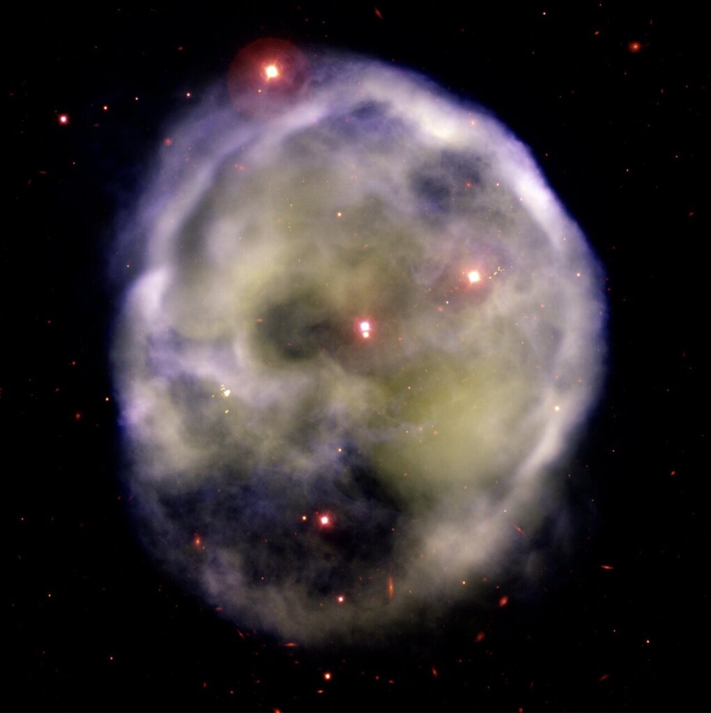 Tinh vân thây ma có tên NGC 246. Ảnh: International Gemini Observatory