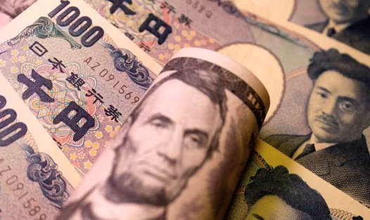 Tỷ giá đồng yên so với USD tăng lên mức cao nhất trong 2 tuần. Ảnh: Xinhua