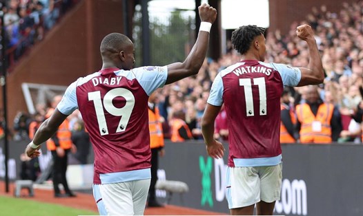Bộ đôi Ollie Watkins và Moussa Diaby đang khuấy đảo Premier League. Ảnh: Aston Villa FC