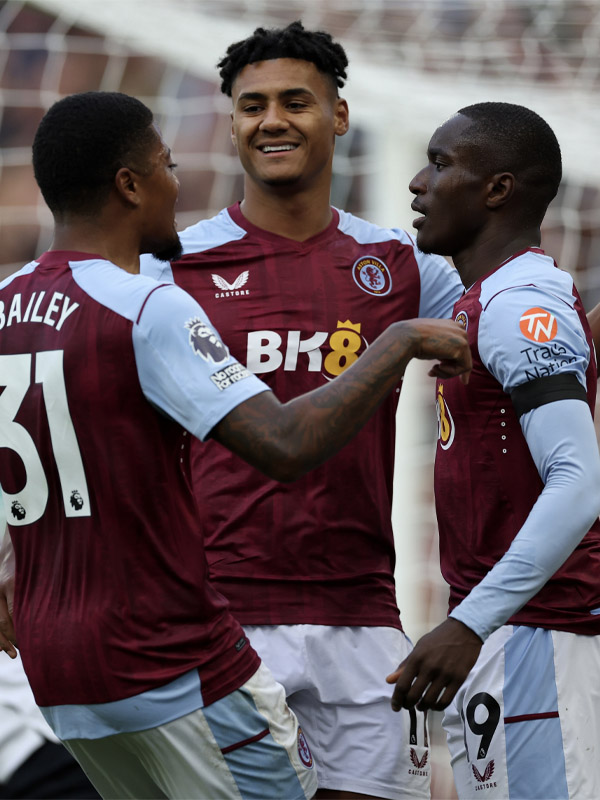 Bộ 3 Diaby, Watkins và Bailey cho thấy sự gắn kết trên hàng công. Ảnh: Aston Villa FC
