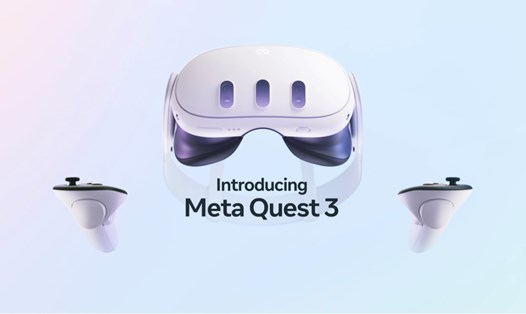 Kính thực tế ảo Meta Quest 3 của Meta. Ảnh: Meta