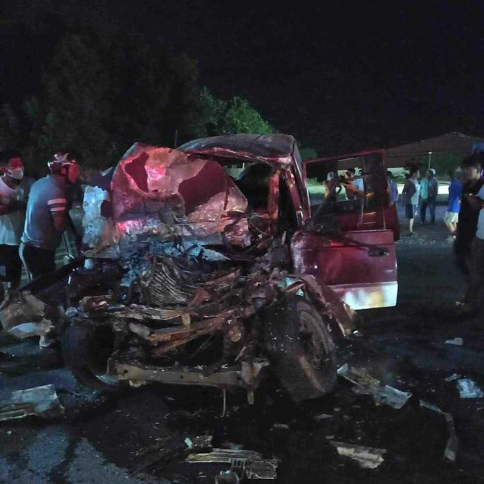 Tai nạn tại đường tránh Đà Nẵng khiến một tài xế tử vong. Ảnh: Công an Đà Nẵng
