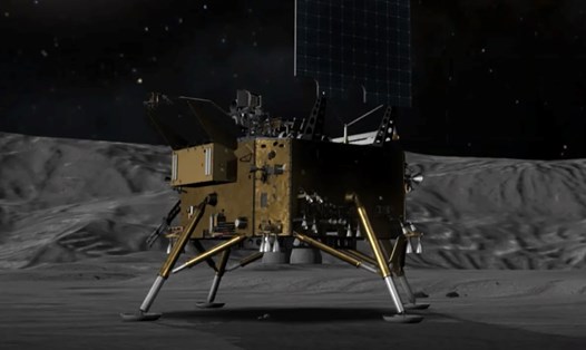 Mô hình tàu thám hiểm Mặt trăng Hằng Nga 8 của Trung Quốc. Ảnh: CNSA