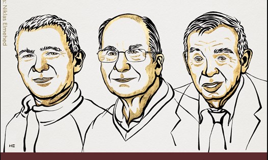 3 nhà khoa học đoạt giải Nobel Hóa học 2023. Ảnh: Nobel Prize