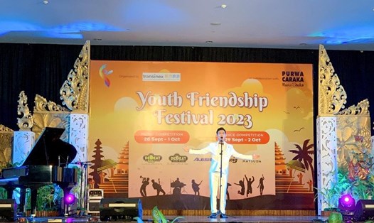 Dương Minh Quý đại diện Việt Nam tham dự Liên hoan Nghệ thuật Châu Á - Thái Bình Dương. Ảnh: BTC