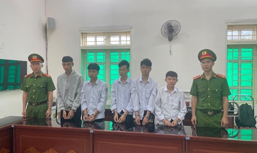 Bắt nhóm thanh, thiếu niên trong vụ án "Giết người" ở Sơn La. Ảnh: CACC