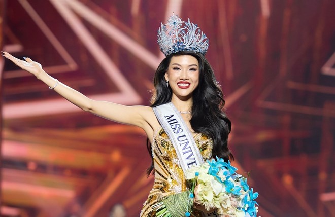 Bùi Quỳnh Hoa dính loạt ồn ào sau đăng quang Miss Universe Vietnam 2023. Ảnh: BTC
