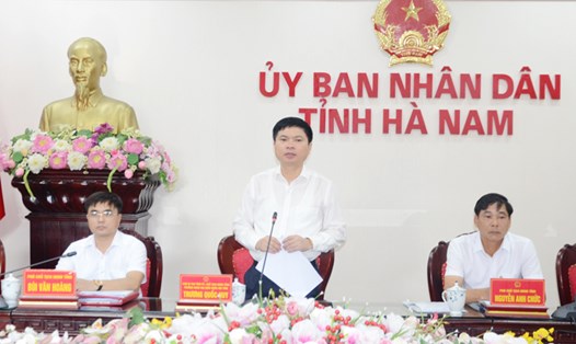 Chủ tịch UBND tỉnh Hà Nam - ông Trương Quốc Huy. Ảnh: Hanam.gov.vn