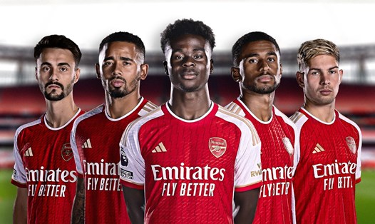 Hàng công của Arsenal sẽ bị ảnh hưởng lớn khi Bukayo Saka vắng mặt.  Ảnh: Sky Sports