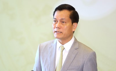 Thứ trưởng Ngoại giao, Chủ tịch Ủy ban quốc gia UNESCO Việt Nam Hà Kim Ngọc phát biểu tại hội nghị. Ảnh: Thanh Hà