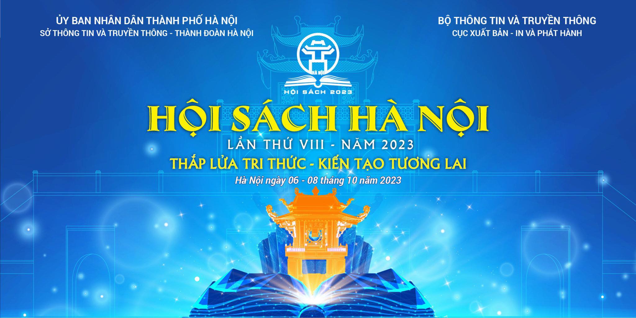 Hội sách khai mạc lúc 20h tối 6.10.