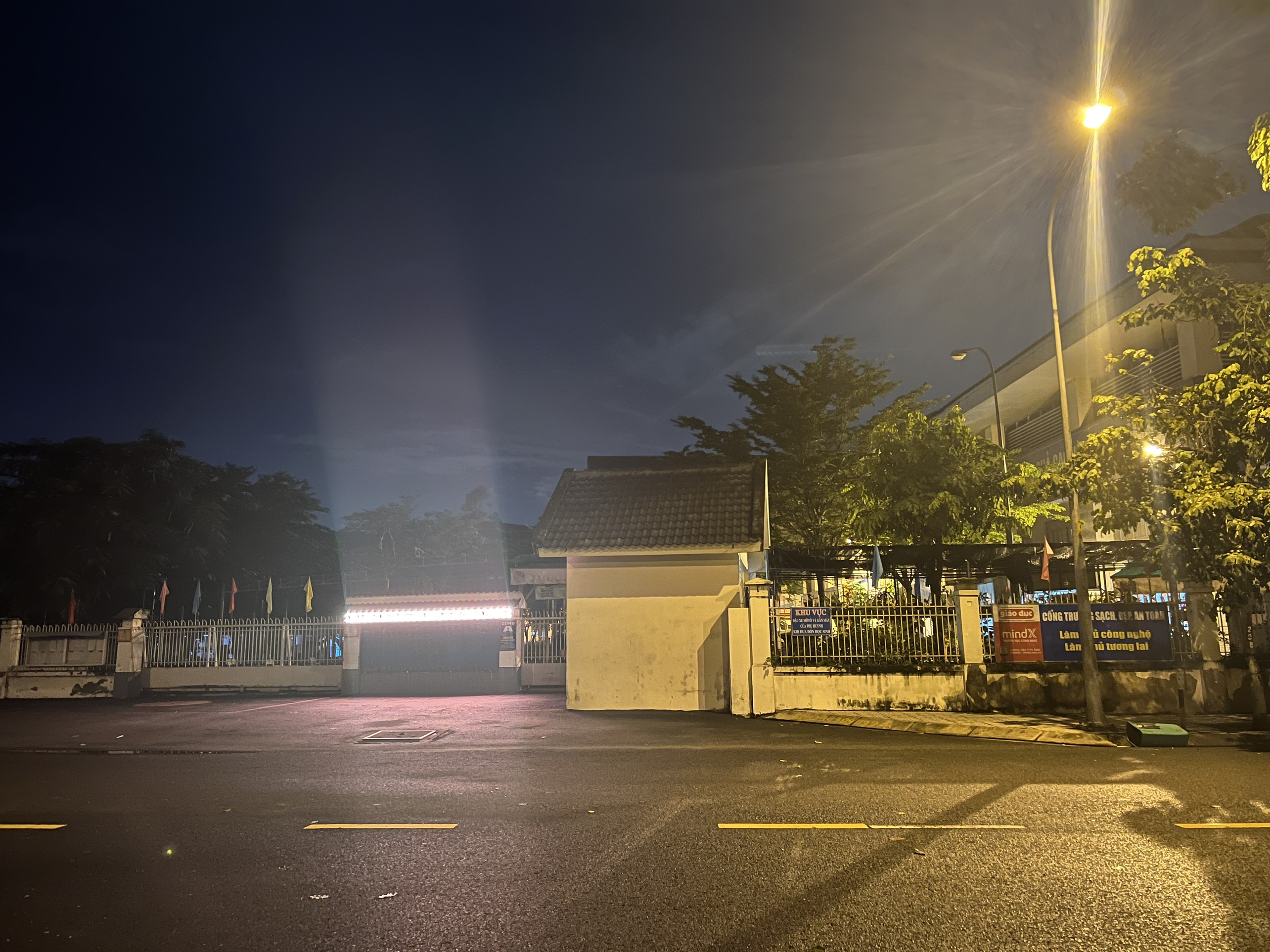  Trường THCS Cát Lái (phường Cát Lái). Ảnh: Khánh Duy