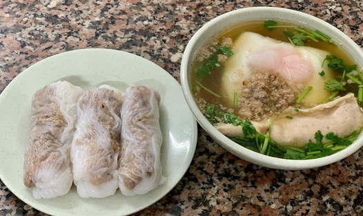 "Bánh cuốn canh" đặc sản của người Cao Bằng: Ảnh: Nhật Minh