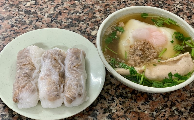 "Bánh cuốn canh" đặc sản của người Cao Bằng: Ảnh: Nhật Minh