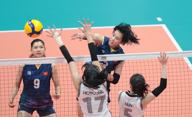 Trần Thị Thanh Thuý sẽ là mũi nhọn ghi điểm chủ lực của tuyển bóng chuyền nữ Việt Nam trước Nhật Bản. Ảnh: Bùi Lượng