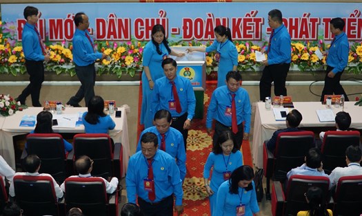 Đại hội Công đoàn tỉnh Bạc Liêu lần thứ XI, nhệm kỳ 2023-2028 đã bầu 33 đồng chí vào BCH khóa mới.Ảnh: Nhật Hồ