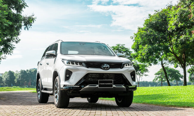 Thiết kế mẫu xe Toyota Fortuner. Ảnh: Toyota