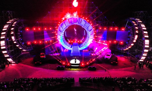 Một sự kiện tổ chức ở huyện Xuyên Mộc thu hút hàng chục ngàn người tham gia. Ảnh: Charm