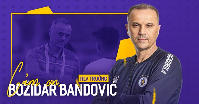 Câu lạc bộ Hà Nội chia tay huấn luyện viên Bandovic