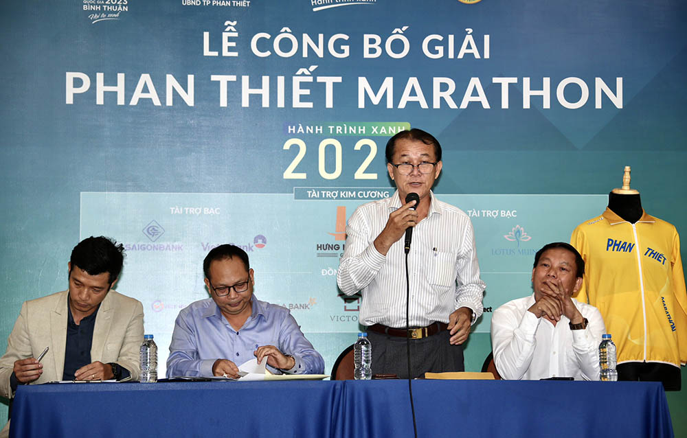 Ban tổ chức công bố giải Phan Thiết Marathon 2023. Ảnh: PTM 2023
