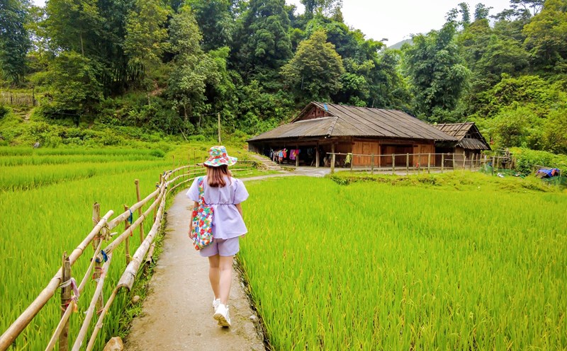Một số bản làng xa xôi hơn để du khách khám phá ở Sa Pa phải kể đến bản Nậm Cang, Nậm Than, Nậm Nhìu... Ảnh: Thùy Dương