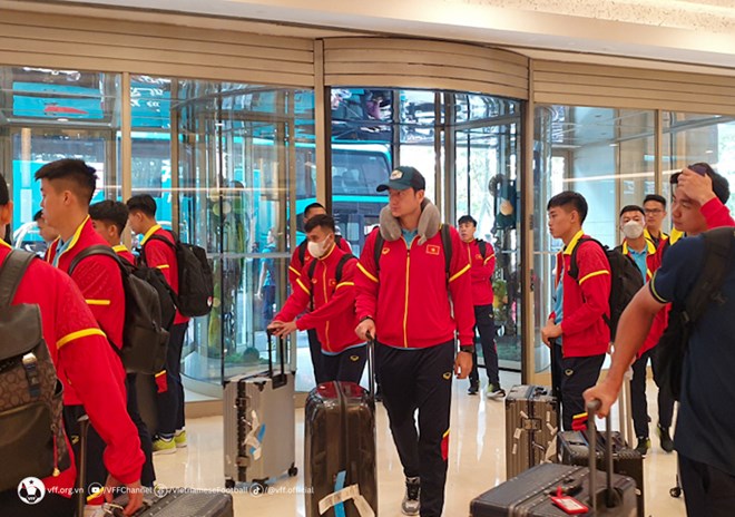Đội tuyển Việt Nam có mặt tại Trung Quốc, chuẩn bị cho FIFA Days tháng 10