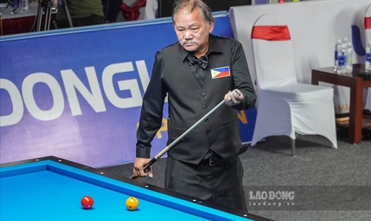 Huyền thoại Efren Reyes sẽ tham dự Hanoi Open Pool Championship. Ảnh: Nguyễn Huế