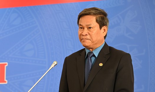 Phó Chủ tịch Tổng LĐLĐVN Huỳnh Thanh Xuân đề nghị Công đoàn Nông nghiệp và Phát triển nông thôn tiếp tục nắm bắt nguyện vọng của người lao động. Ảnh: Quỳnh Chi