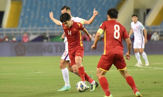 Tuyển Việt Nam từng thắng tuyển Trung Quốc 3-1 cách đây hơn 1 năm. Ảnh: Minh Dân