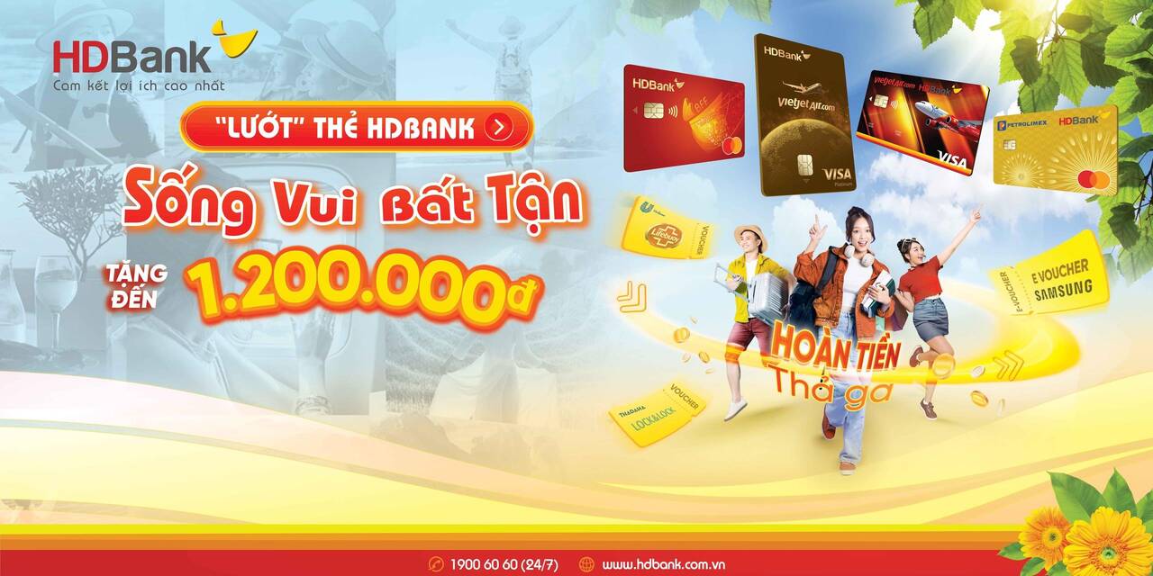 Sóng ưu đãi và quà tặng từ HDBank tại sự kiện “Sóng Festival”. Nguồn: HDBank 