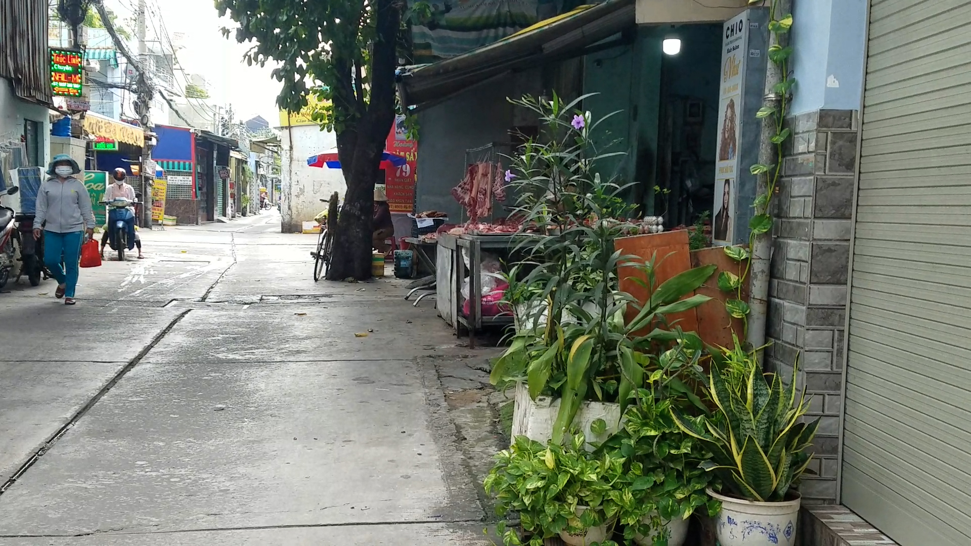 Địa điểm xảy ra sự việc. Ảnh cắt từ clip