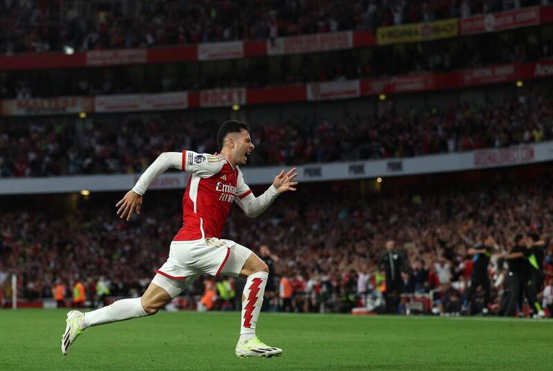 Arsenal có chiến thắng xứng đáng trước Man City tại vòng 8.  Ảnh: ARS 