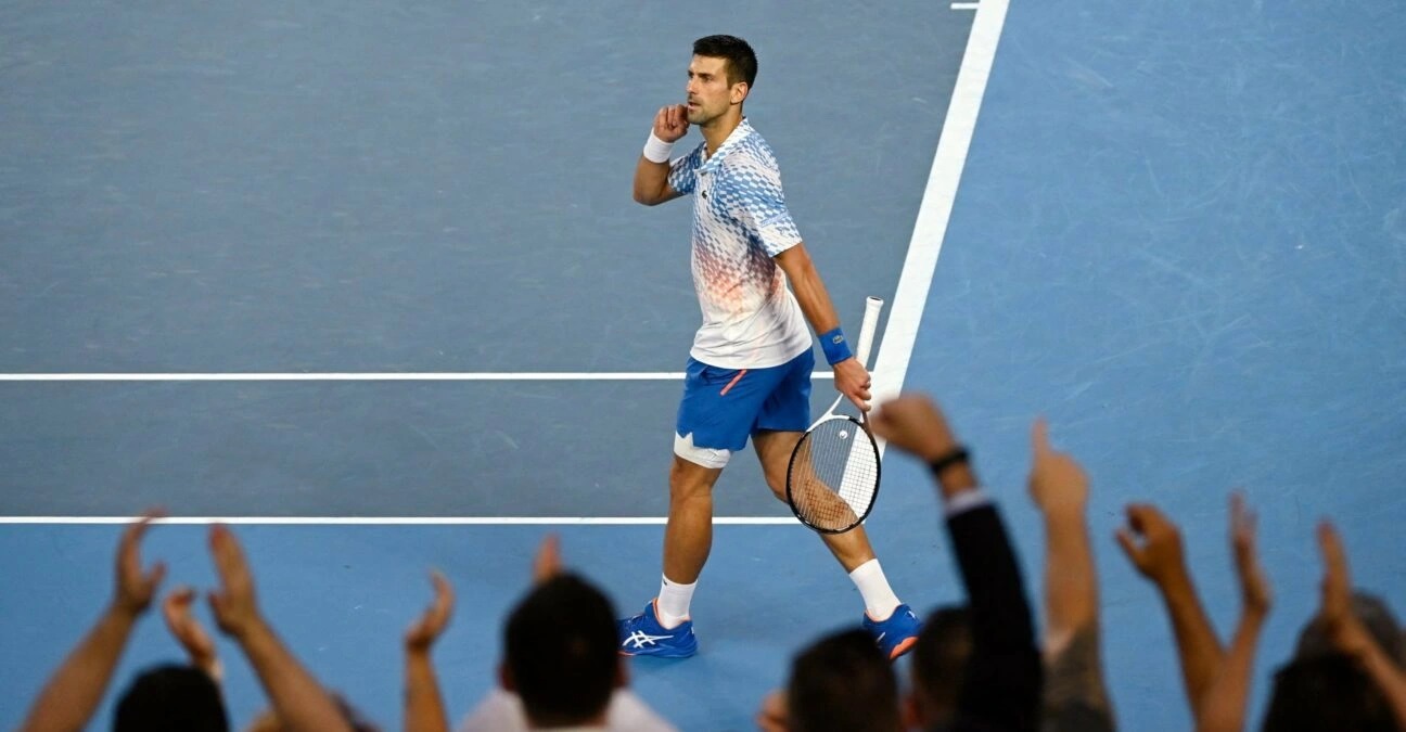 Djokovic đã trở lại thi đấu tại Australian Open vào đầu năm nay, nhưng vẫn còn nhiều người Australia không thích anh. Ảnh: Tennis Majors