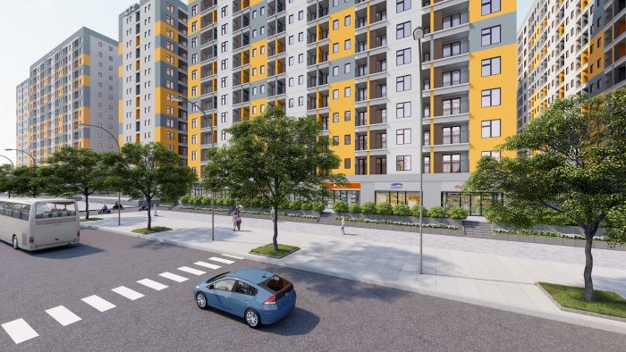 Dự án khi hoàn thành cung cấp cho thị trường nhà ở xã hội Hải Phòng 2.538 căn hộ. Ảnh: Evergreen