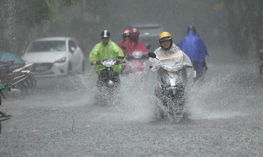 Khu vực từ Thừa Thiên Huế đến Bình Định có mưa to đến rất to. Ảnh: Tô Thế