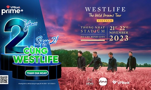 Đồng hành cùng đêm nhạc với vai trò là nhà tài trợ lớn nhất đưa Westlife đến Việt Nam, VPBank sẽ tạo nên bữa tiệc âm nhạc cực kì chất lượng và mãn nhãn. Ảnh: VPB