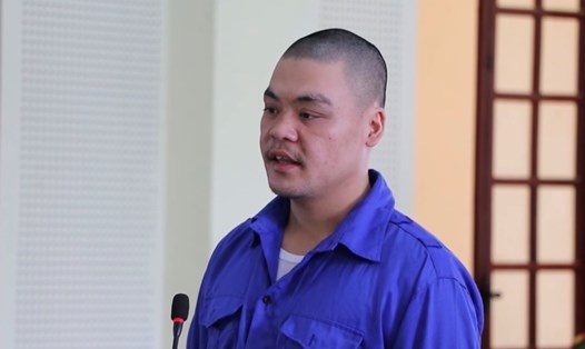 Bị cáo Tạ Quang Hồng tại phiên tòa sơ thẩm. Ảnh: Quỳnh Trang