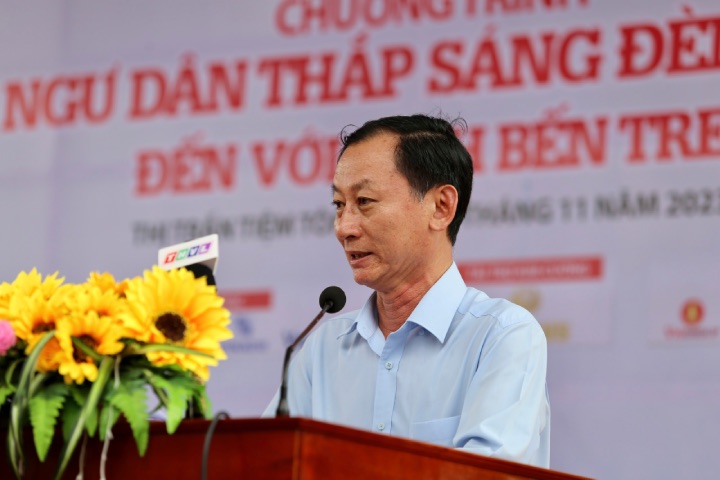 Phó Chủ tịch UBND tỉnh Bến Tre Nguyễn Minh Cảnh - phát biểu tại chương trình. Ảnh: Ban tổ chức cung cấp