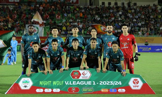 Câu lạc bộ Hoàng Anh Gia Lai tại V.League 2023-2024. Ảnh: VPF