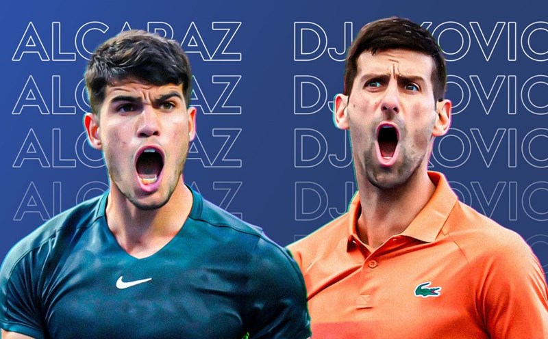 ATP Finals 2023 là trận chiến cuối cùng của Carlos Alcaraz và Novak Djokovic để giành danh hiệu số 1 thế giới cuối năm. Ảnh: Sky Sports