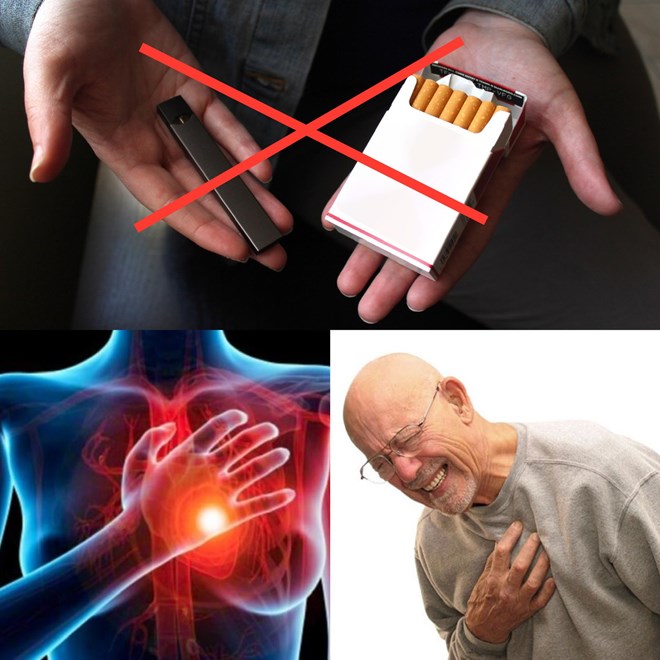 Tỉ lệ mắc chứng suy tim cao do hút thuốc lá thường xuyên