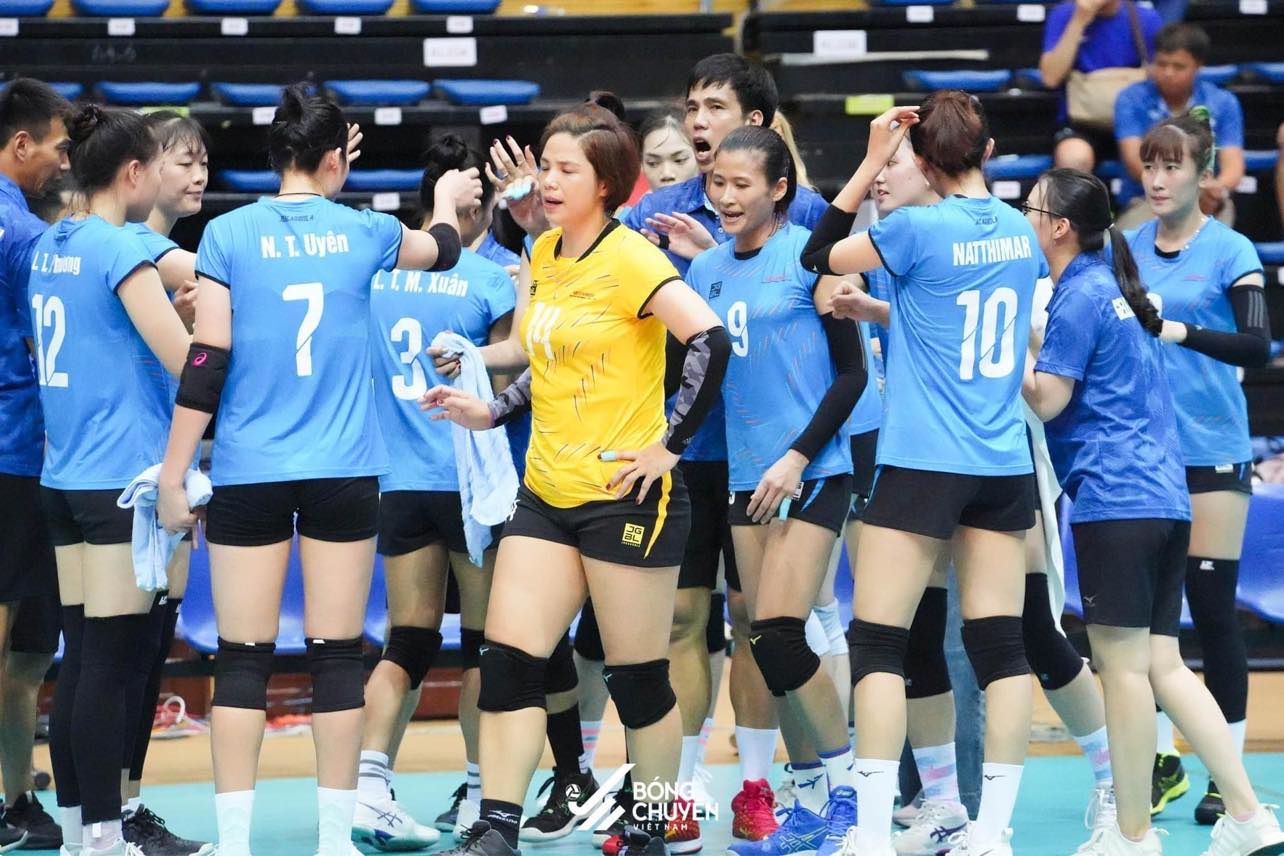 Geleximco Thái Bình gặp Vietinbank trong lượt trận ngày 11.11. Ảnh: Bóng chuyền Việt Nam